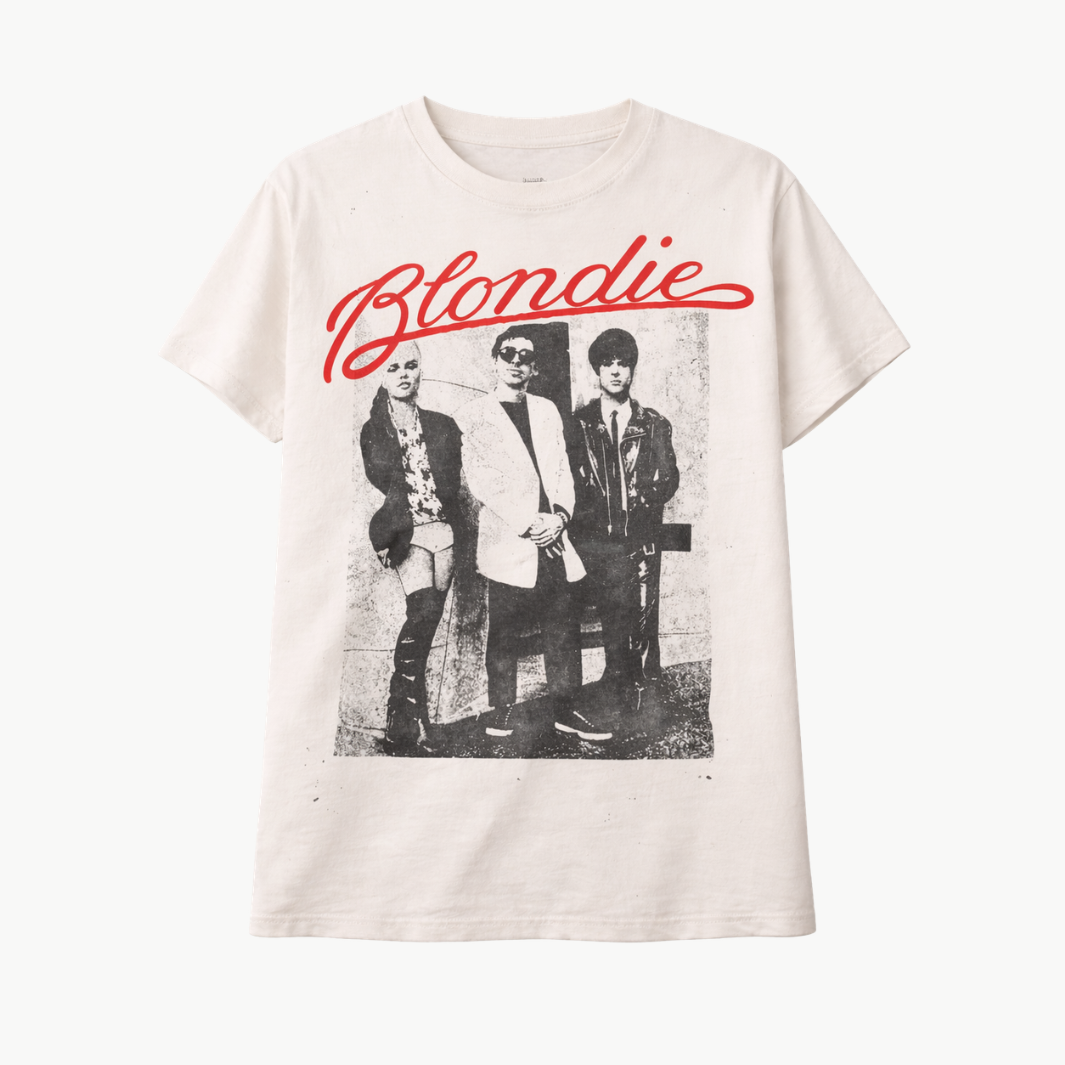 BLONDIE CREW TEE by Madeworn - Romi Boutique