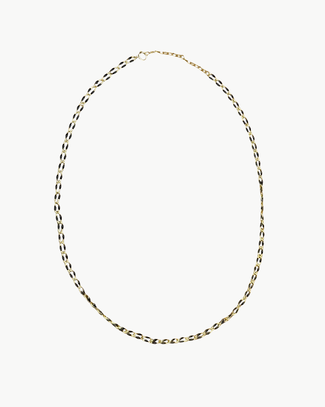 OVAL LINK NECKLACE IN BLACK by Marit Rae - Romi Boutique