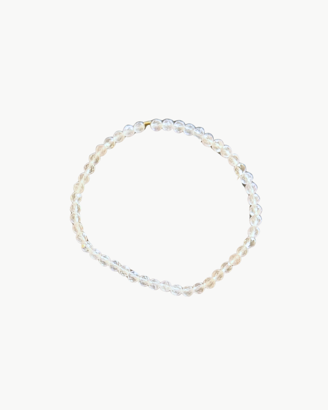 SEMIPRECIOUS BRACELET IN CLEAR by MARIT RAE - Romi Boutique