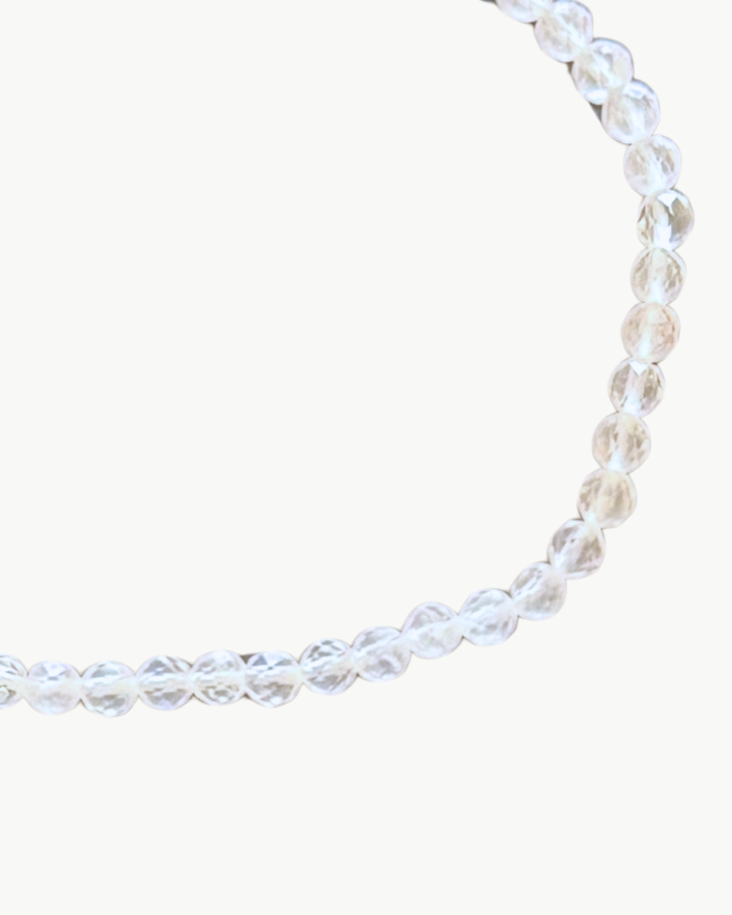 SEMIPRECIOUS BRACELET IN CLEAR by MARIT RAE - Romi Boutique