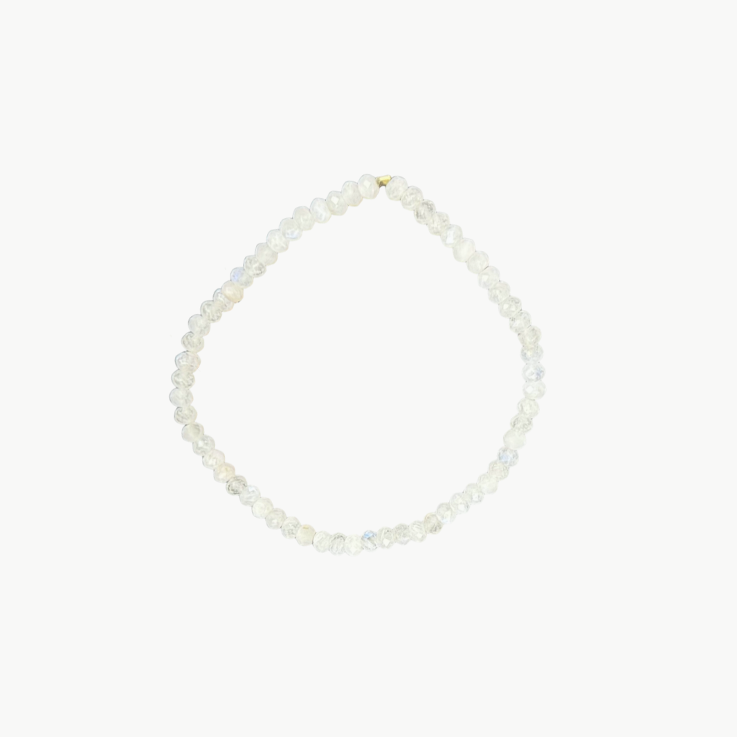 SEMIPRECIOUS BRACELET IN DOVE GREY by Marit Rae - Romi Boutique