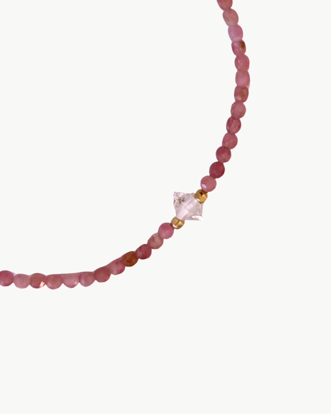BEADED BRACELET IN DUSTY ROSE by Marit Rae - Romi Boutique