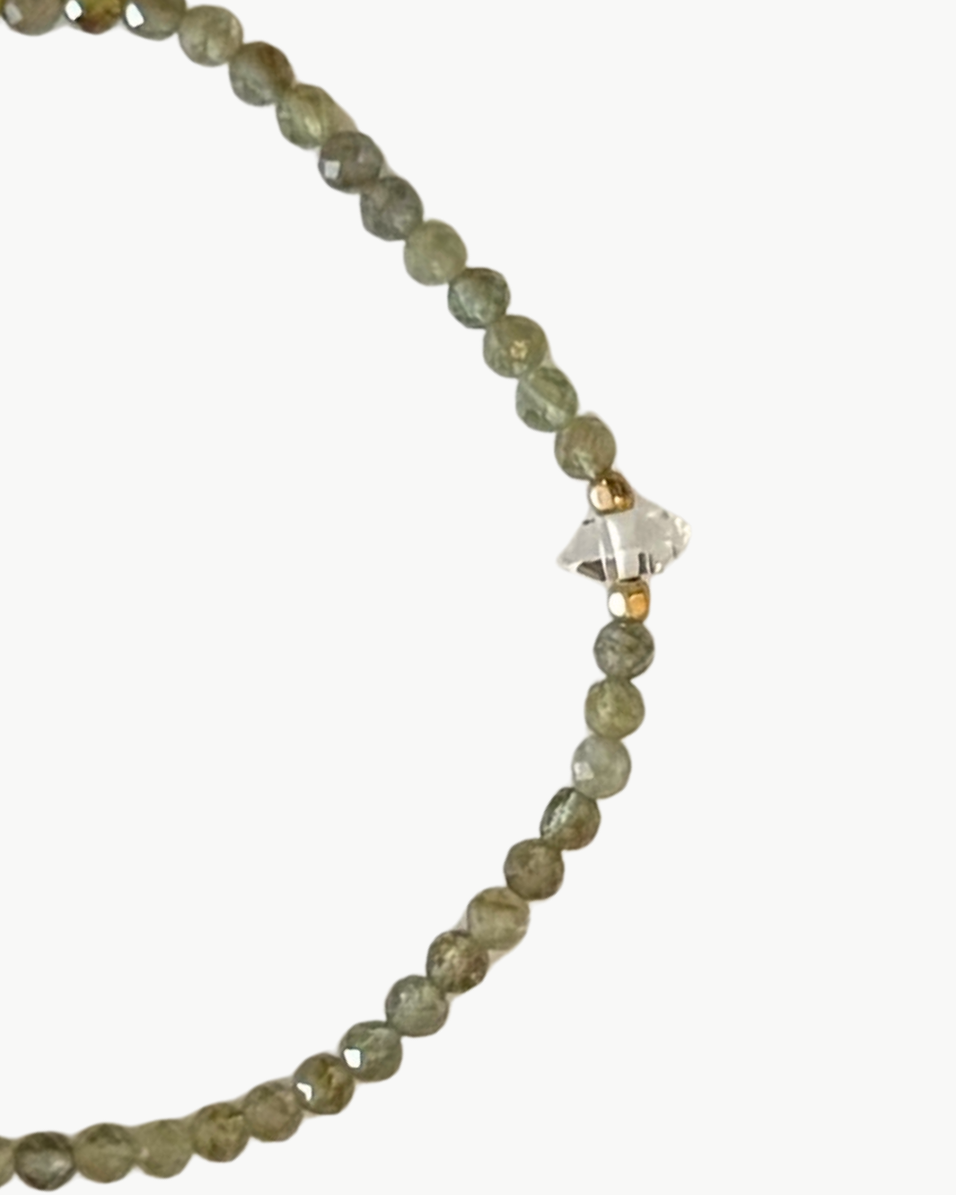 BEADED BRACELET IN GREEN by Marit Rae - Romi Boutique