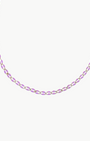 OVAL LINK NECKLACE IN LILAC by Marit Rae - Romi Boutique