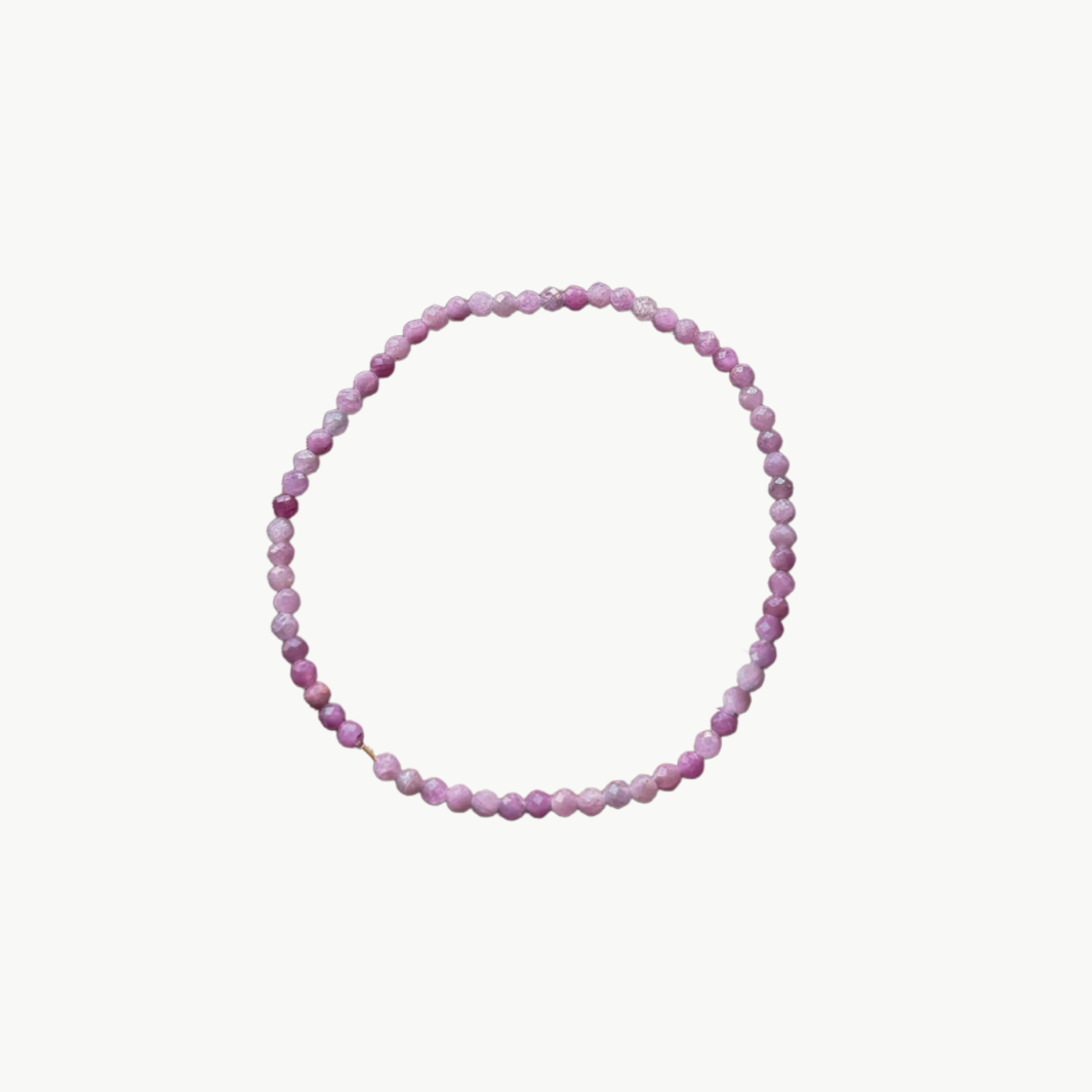 SKINNY SEMIPRECIOUS BRACELET IN MAUVE by MARIT RAE - Romi Boutique