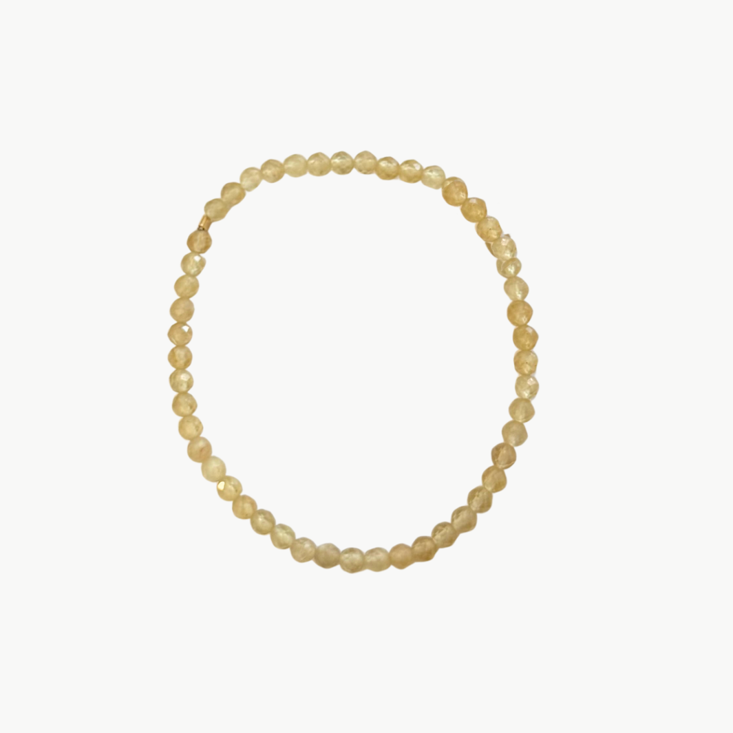 SEMIPRECIOUS BRACELET IN OCHRE by MARIT RAE - Romi Boutique