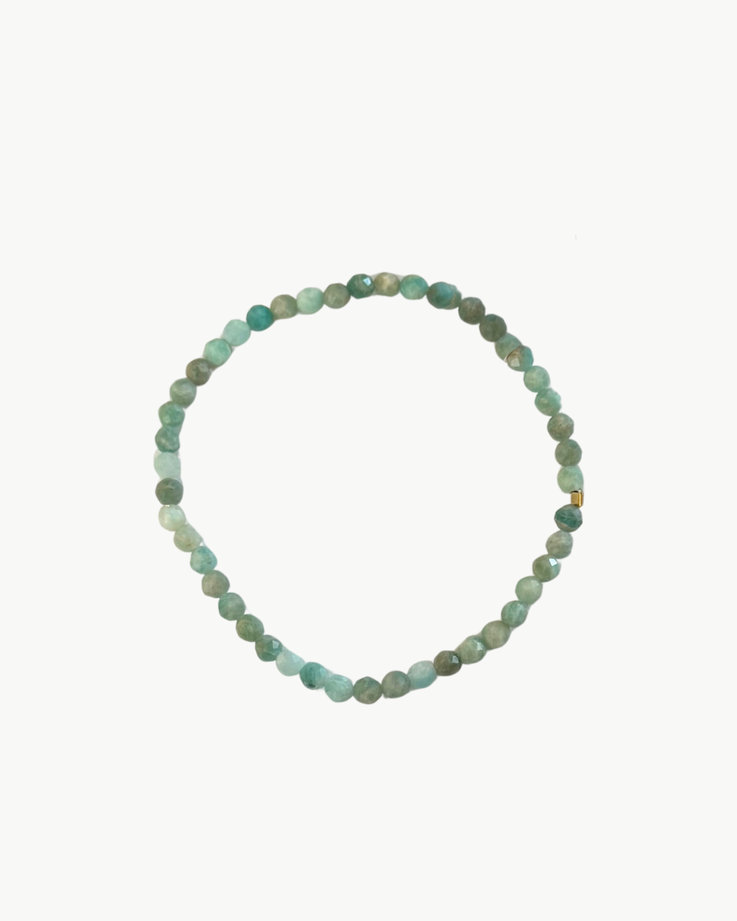 SEMIPRECIOUS BRACELET IN PALE JADE by MARIT RAE - Romi Boutique