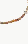 BEADED BRACELET IN PEACH MULTI by Marit Rae - Romi Boutique
