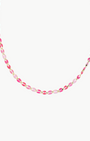 OVAL LINK NECKLACE IN PINK MULTI by Marit Rae - Romi Boutique