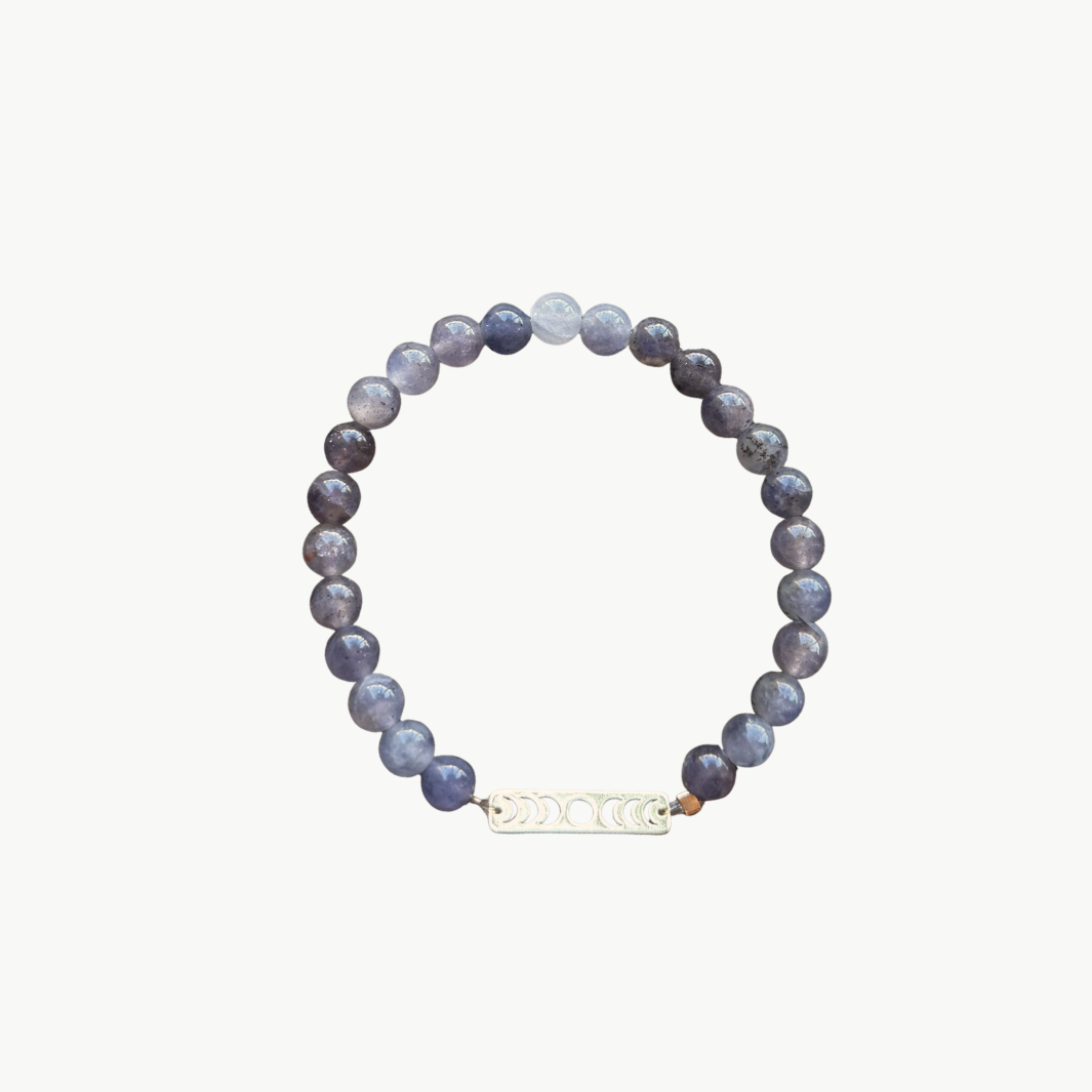 CHARM BRACELET IN PURPLE SMOKE by Marit Rae - Romi Boutique