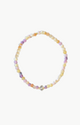 BEADED BRACELET IN PURPLE/TAN MULTI by Marit Rae - Romi Boutique