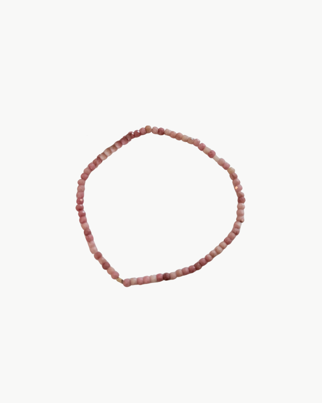 SKINNY SEMIPRECIOUS BRACELET IN ROSY PINK by MARIT RAE - Romi Boutique