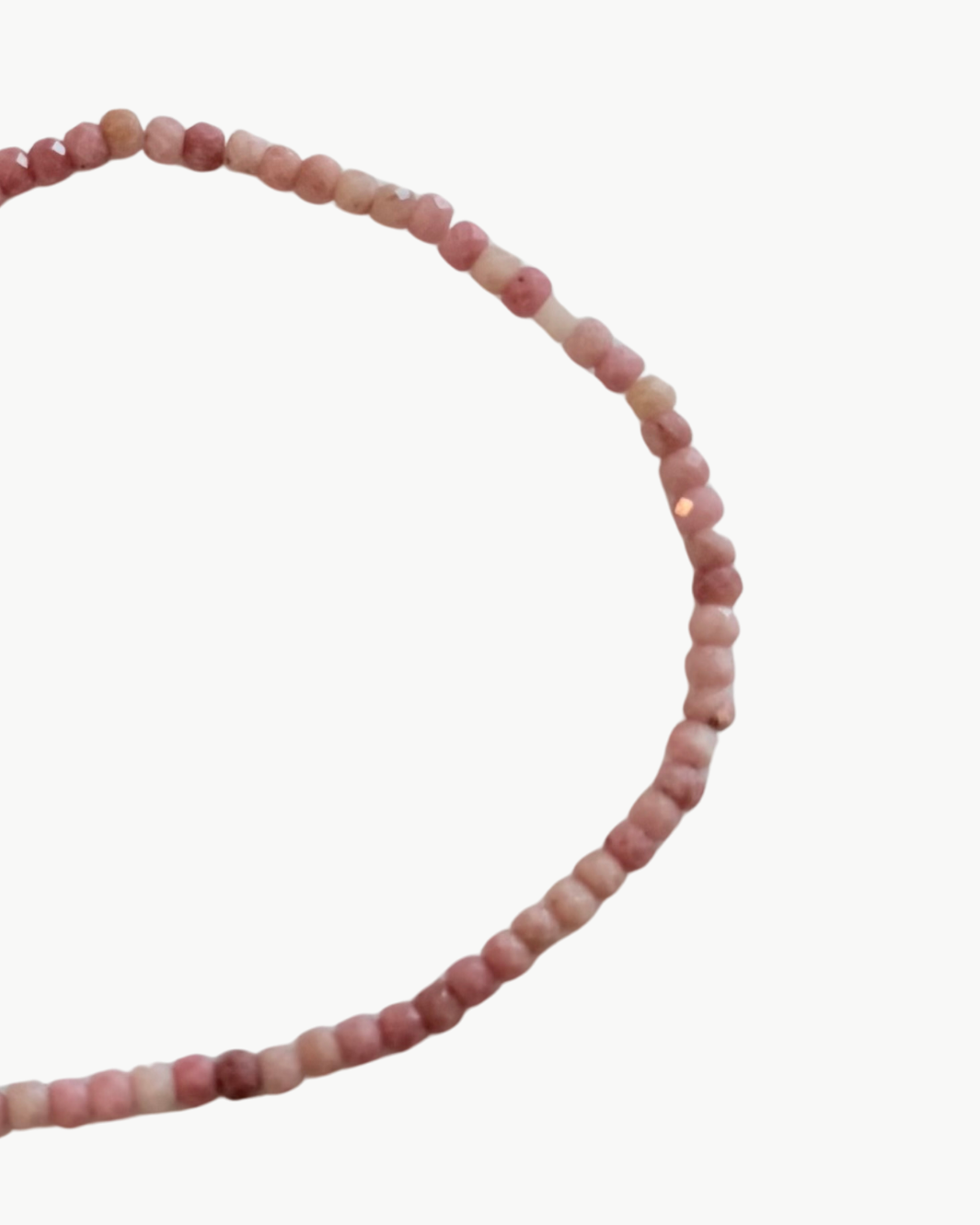 SKINNY SEMIPRECIOUS BRACELET IN ROSY PINK by MARIT RAE - Romi Boutique