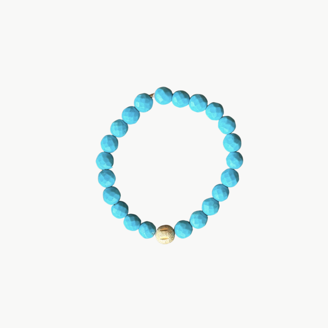 CHARM BRACELET IN TURQUOISE by Marit Rae - Romi Boutique