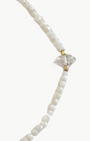BEADED BRACELET IN WHITE - Romi Boutique