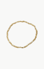 SKINNY SEMIPRECIOUS BRACELET IN WHITE/TAN MARBLE by MARIT RAE - Romi Boutique