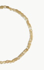 SKINNY SEMIPRECIOUS BRACELET IN WHITE/TAN MARBLE by MARIT RAE - Romi Boutique