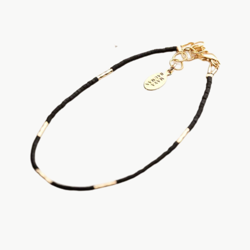 FLOW BRACELET IN BLACK by Maya Bauman - Romi Boutique