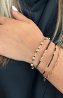 ALEXA BRACELET IN BLACK SPINEL by Maya Bauman - Romi Boutique