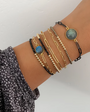 MEG BRACELET IN BLACK SPINEL by Maya Bauman - Romi Boutique