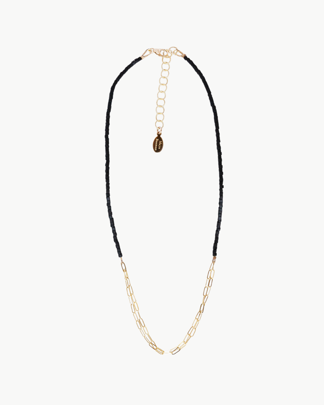 BEADED CHOKER V2 IN GOLD by Maya Bauman - Romi Boutique