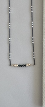 OMBRE NECKLACE IN MIX METAL by Maya Bauman - Romi Boutique