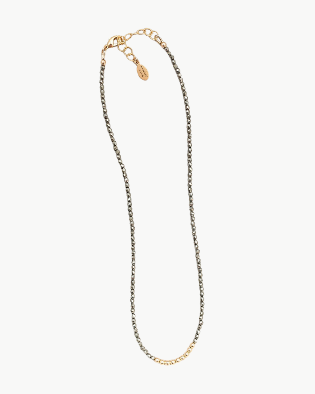 MEG CHOKER IN PYRITE by Maya Bauman - Romi Boutique