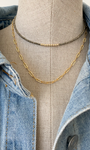 MEG CHOKER IN PYRITE by Maya Bauman - Romi Boutique