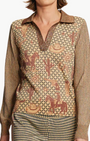 MILLIE POLO KNIT IN RODEO by Me369 - Romi Boutique
