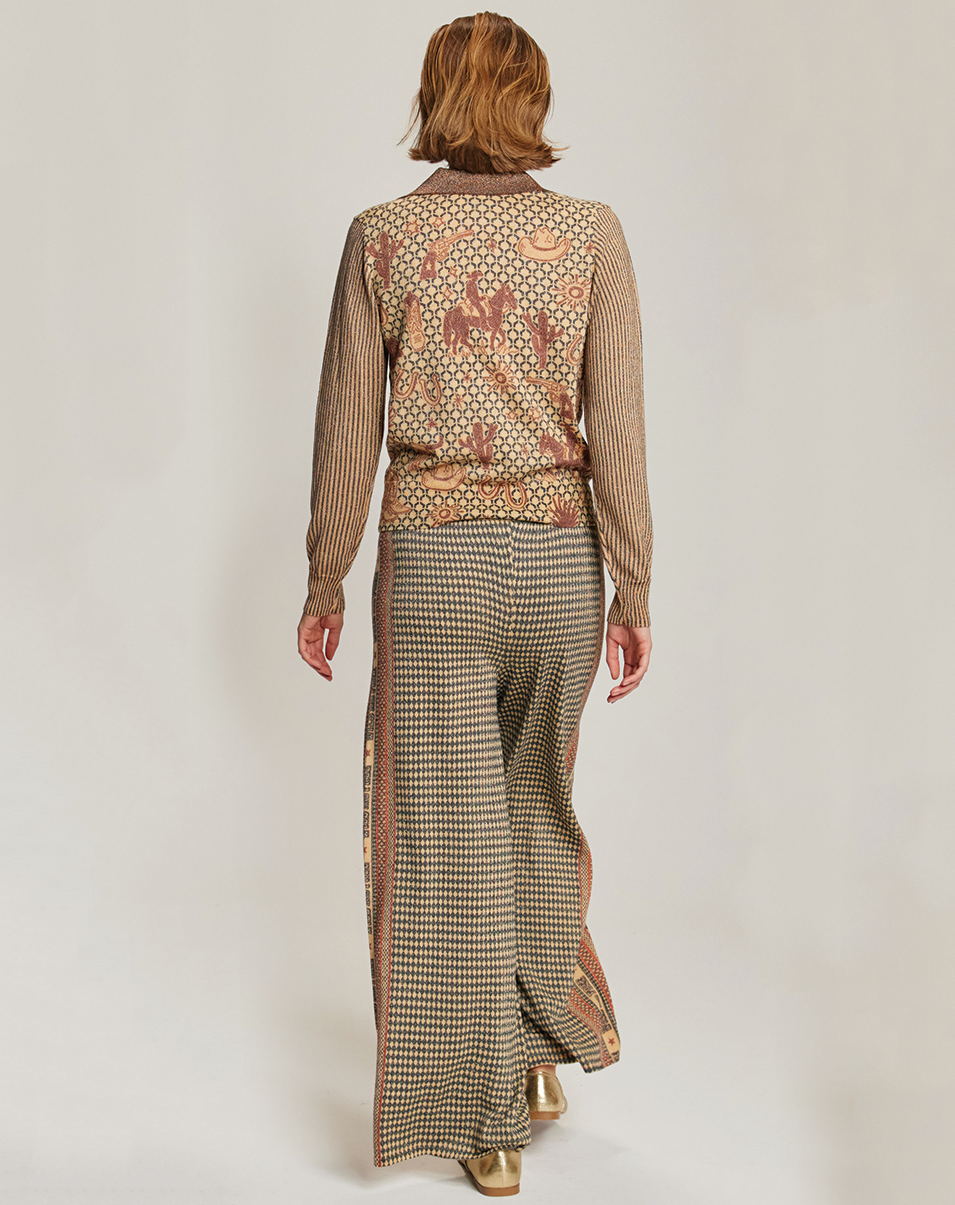 MILLIE POLO KNIT IN RODEO by Me369 - Romi Boutique