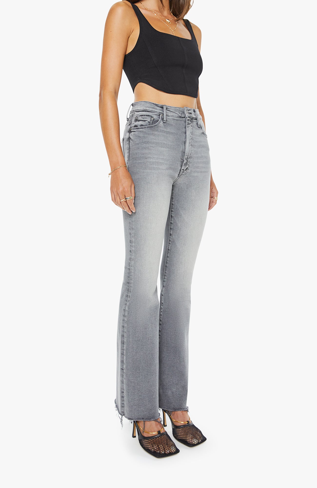 HIGH WAISTED WEEKENDER FRAY IN CATCH ME OUTSIDE - Romi Boutique