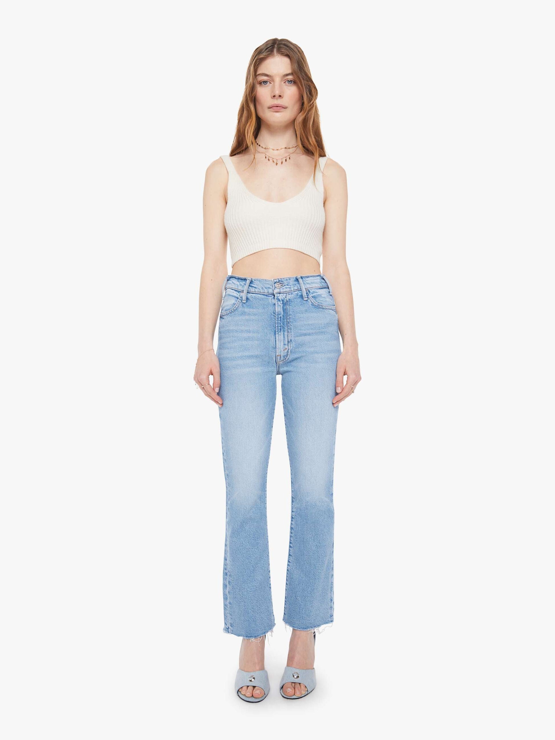 THE HUSTLER ANKLE FRAY by Mother - Romi Boutique