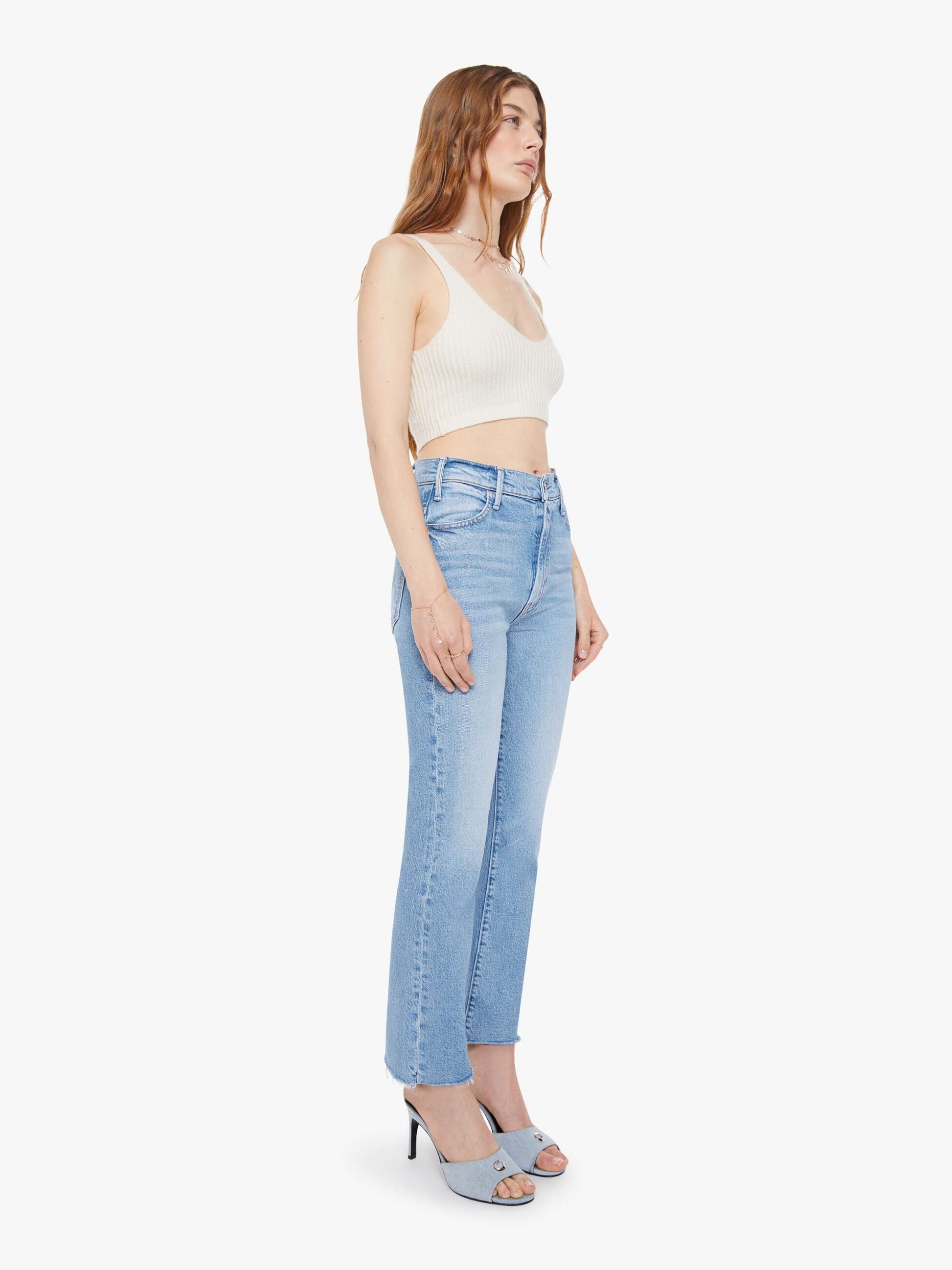 THE HUSTLER ANKLE FRAY by Mother - Romi Boutique