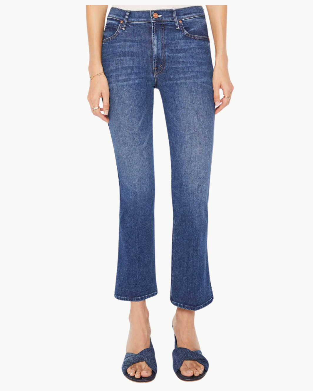 MID RISE SMOKIN DOUBLE FLOOD IN START YOUR ENGINES - Romi Boutique