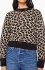 THE ITSY CROP JUMPER IN SPOTTED AT THE FRONT ROW - Romi Boutique