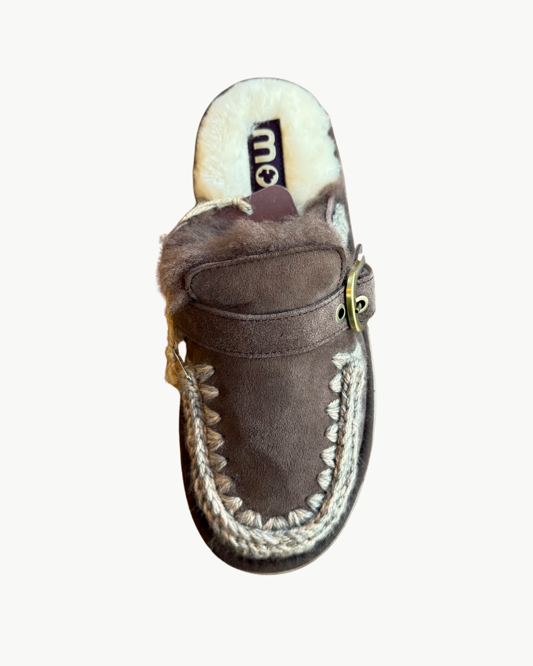 BOUNCE CLOG BUCKLE STRAP IN BROWN PEPPER - Romi Boutique