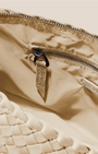 PORTOFINO MEDIUM COSMETIC POUCH IN ECRU by Naghedi - Romi Boutique