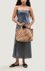 ST. BARTHS MEDIUM TOTE WATERCOLOR IN FEZ by Naghedi - Romi Boutique