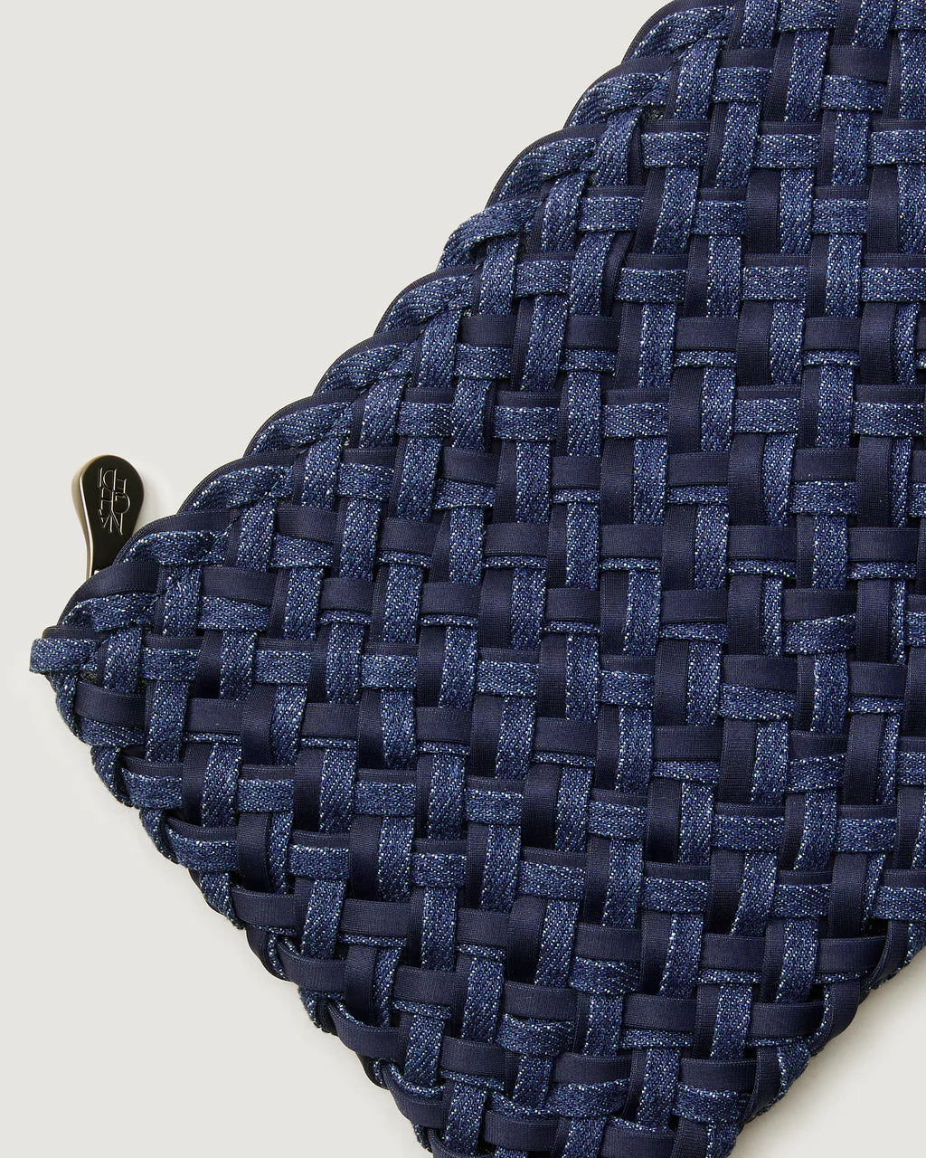 ST. BARTHS MEDIUM TOTE DOUBLE WEAVE DENIM - Romi Boutique