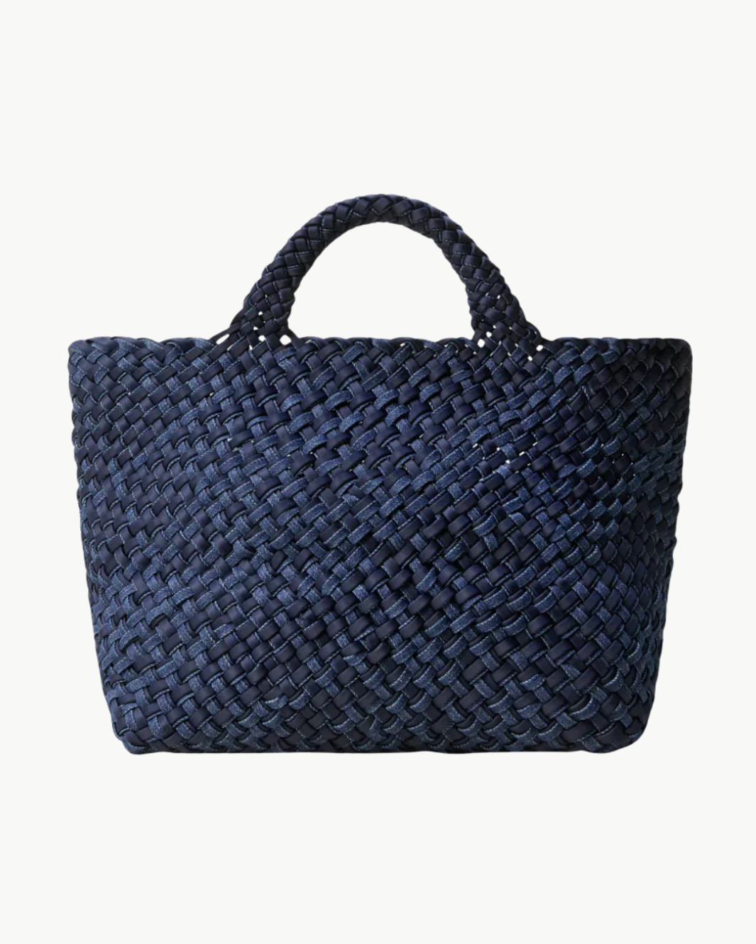 ST. BARTHS MEDIUM TOTE DOUBLE WEAVE DENIM by Naghedi - Romi Boutique