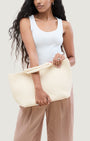 ST. BARTHS MEDIUM TOTE IN SALT - Romi Boutique