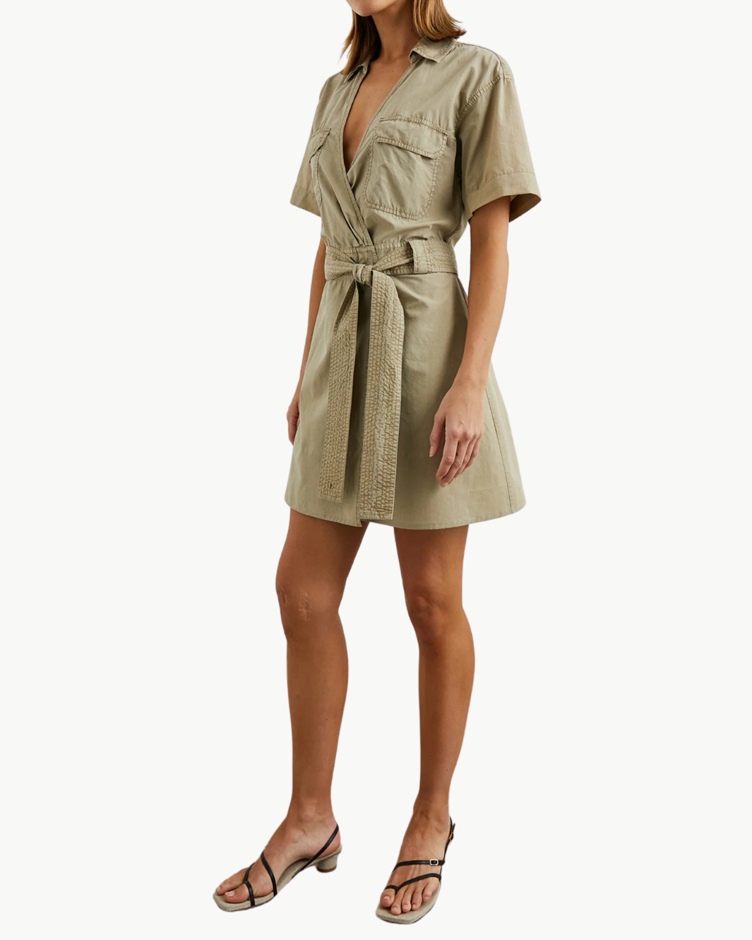 NATALIE DRESS IN OLIVE