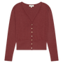 COLETTE CARDIGAN TOP IN RUSSET - Romi Boutique