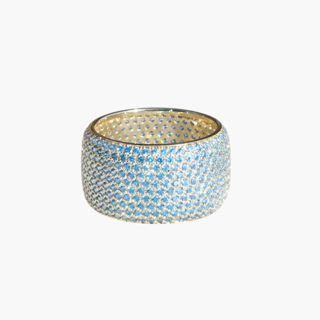 BILLIONAIRE RING IN AQUAMARINE by Native Gem - Romi Boutique