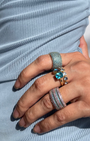 BILLIONAIRE RING IN AQUAMARINE by Native Gem - Romi Boutique