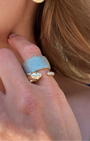 BILLIONAIRE RING IN AQUAMARINE by Native Gem - Romi Boutique