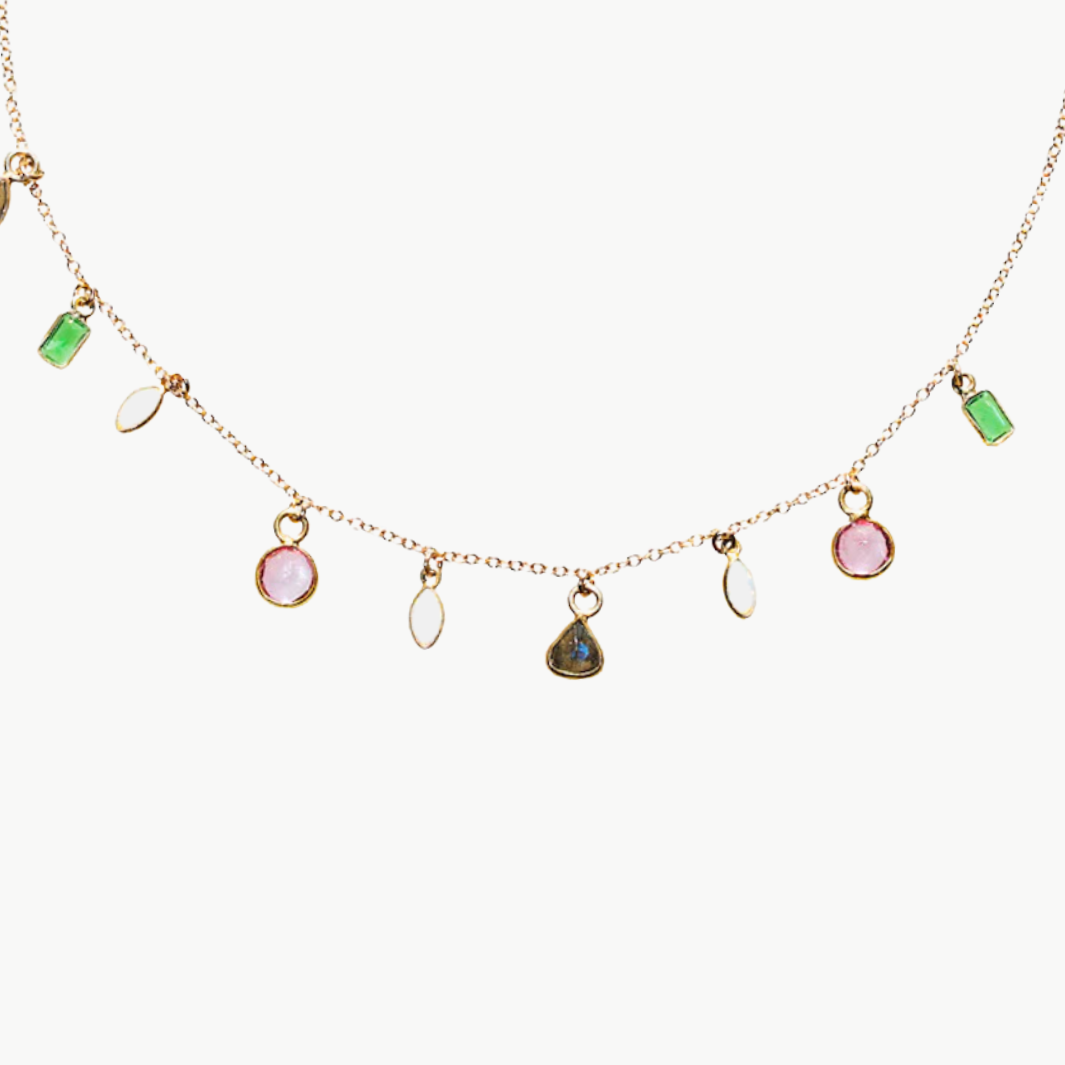GEM NECKLACE IN CANDY by Native Gem - Romi Boutique