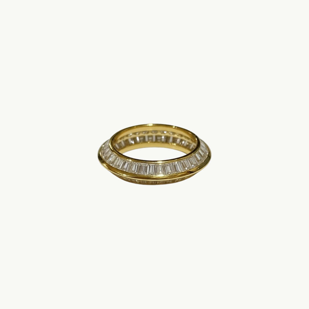 RAZOR EDGE RING IN GOLD - Romi Boutique