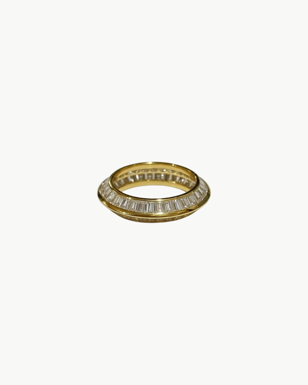 RAZOR EDGE RING IN GOLD - Romi Boutique