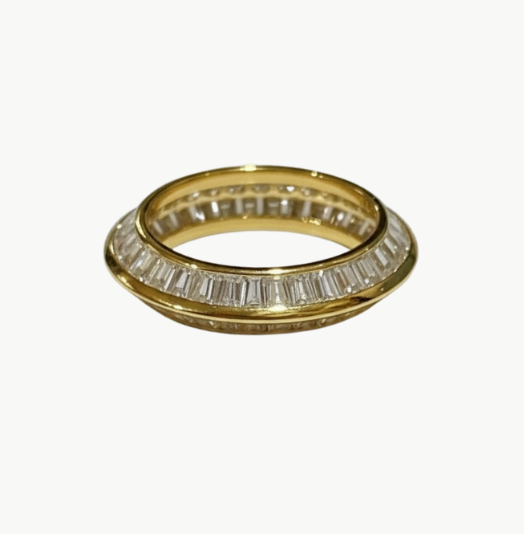 RAZOR EDGE RING IN GOLD - Romi Boutique